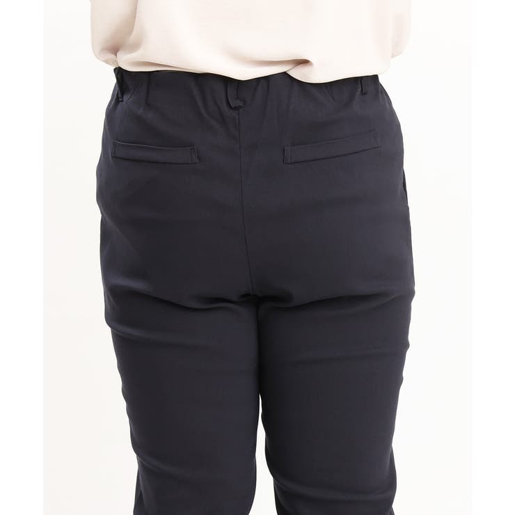 【シリーズ累計販売1万5千枚！】【大きいサイズ】さらさらストレッチテーパードパン… | eur3 | 詳細画像4 