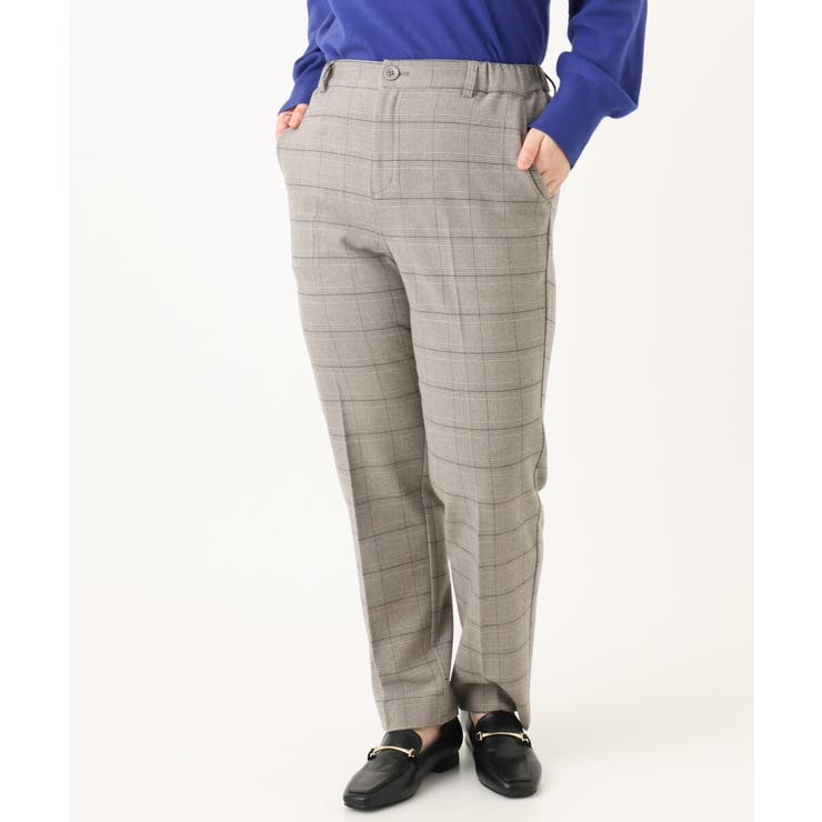 【大きいサイズ】ロイヤルヒート裏起毛ストレートパンツ | eur3 | 詳細画像13