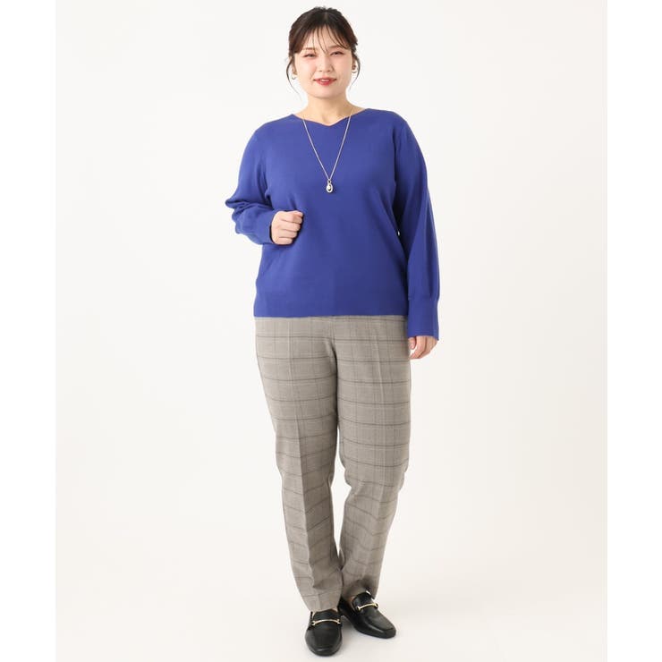 【大きいサイズ】ロイヤルヒート裏起毛ストレートパンツ | eur3 | 詳細画像23