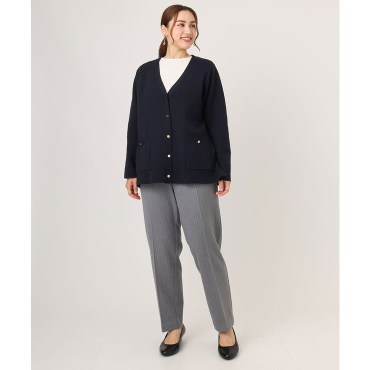 【大きいサイズ】ロイヤルヒート裏起毛ストレートパンツ | eur3 | 詳細画像25