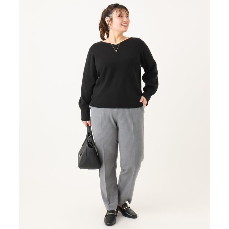 【大きいサイズ】ロイヤルヒート裏起毛ストレートパンツ | eur3 | 詳細画像31