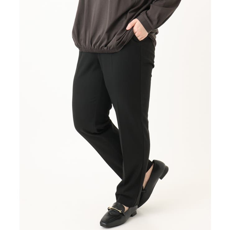 【大きいサイズ】ロイヤルヒート裏起毛ストレートパンツ | eur3 | 詳細画像32