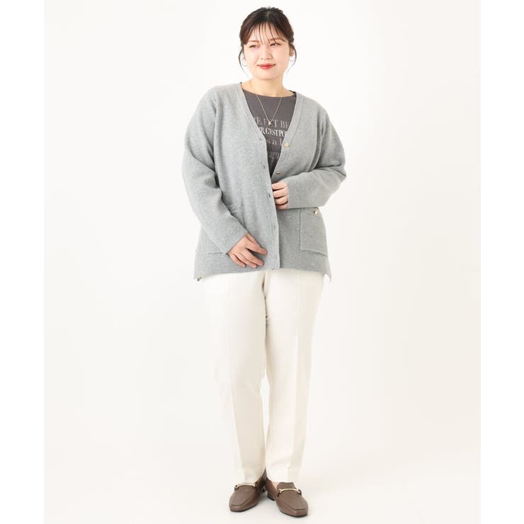 【大きいサイズ】ロイヤルヒート裏起毛ストレートパンツ | eur3 | 詳細画像7