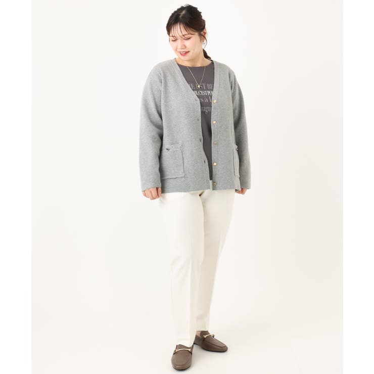 【大きいサイズ】ロイヤルヒート裏起毛ストレートパンツ | eur3 | 詳細画像8