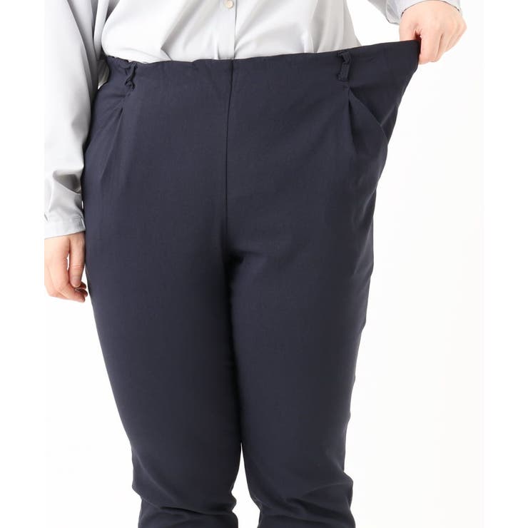 【シリーズ累計販売2万枚！ 大きいサイズ】さらさらストレッチ裏起毛テーパードパン… | eur3 | 詳細画像10 