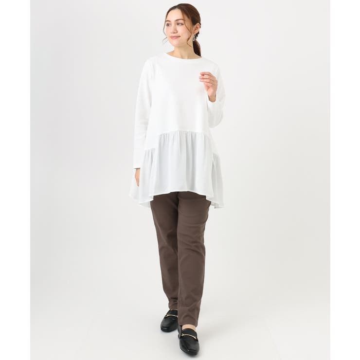 【シリーズ累計販売2万枚！ 大きいサイズ】さらさらストレッチ裏起毛テーパードパン… | eur3 | 詳細画像16 