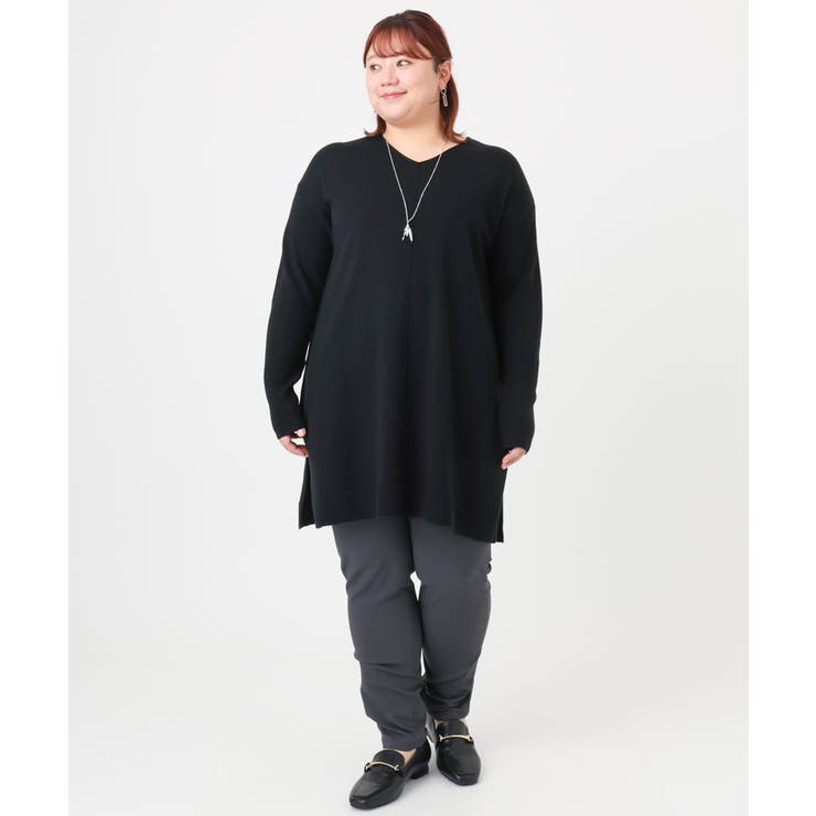 【シリーズ累計販売2万枚！ 大きいサイズ】さらさらストレッチ裏起毛テーパードパン… | eur3 | 詳細画像23 