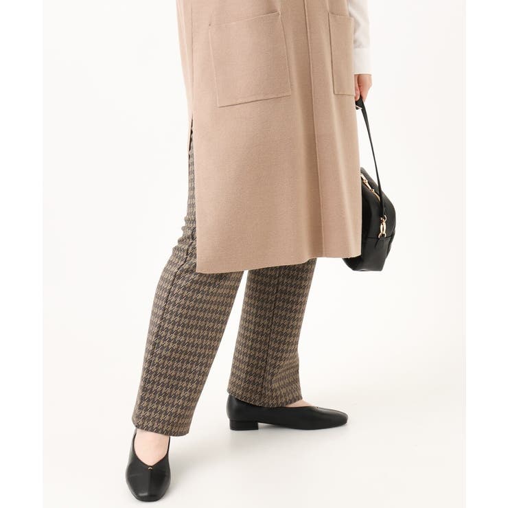 【大きいサイズ】ジャカードスリムストレートパンツ | eur3 | 詳細画像12