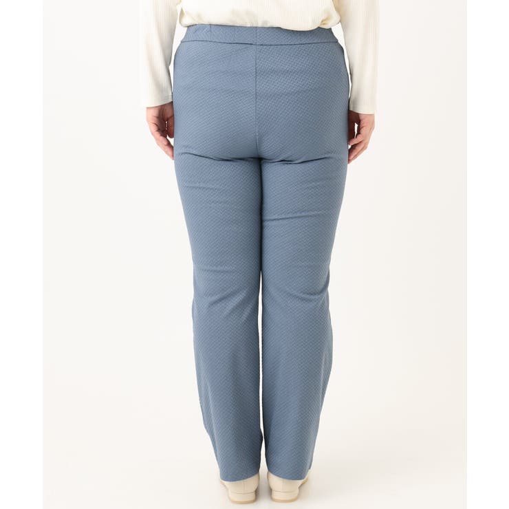 【大きいサイズ】ジャカードスリムストレートパンツ | eur3 | 詳細画像4