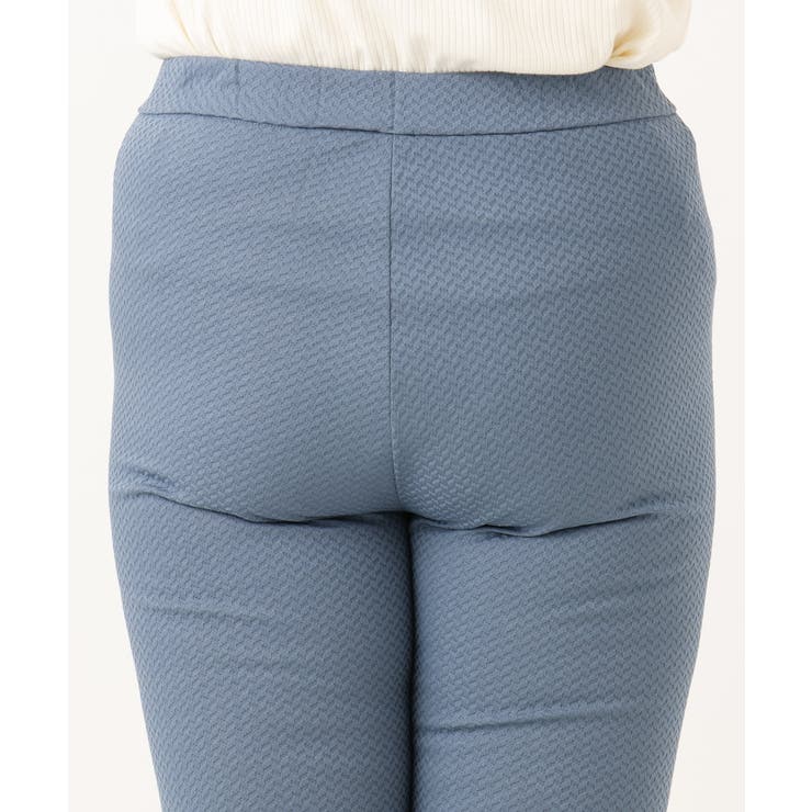 【大きいサイズ】ジャカードスリムストレートパンツ | eur3 | 詳細画像5