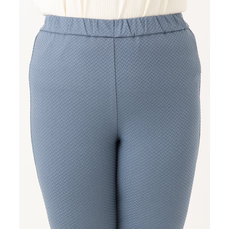 【大きいサイズ】ジャカードスリムストレートパンツ | eur3 | 詳細画像6