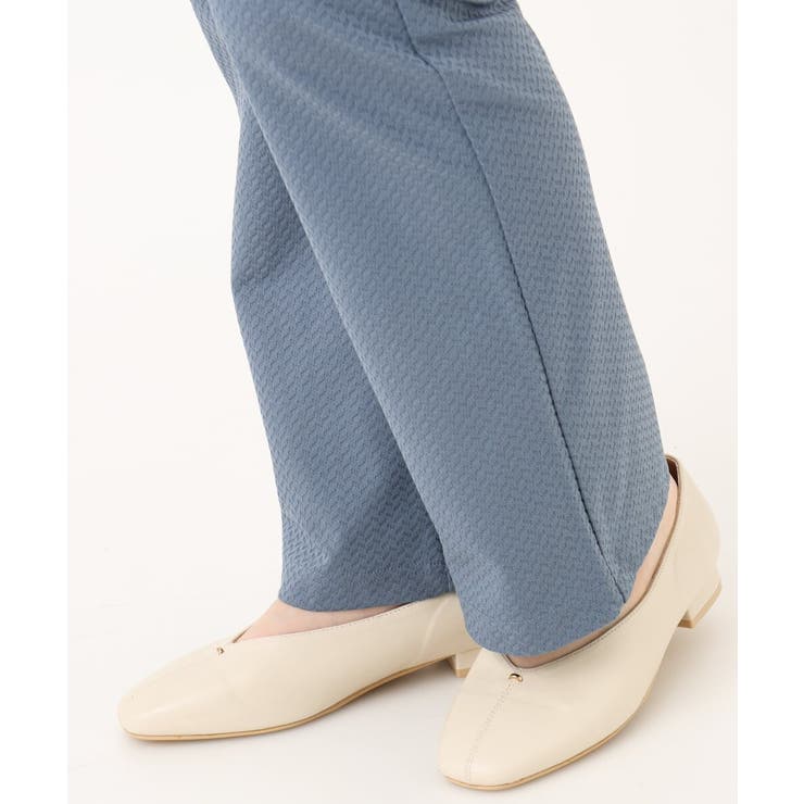 【大きいサイズ】ジャカードスリムストレートパンツ | eur3 | 詳細画像7