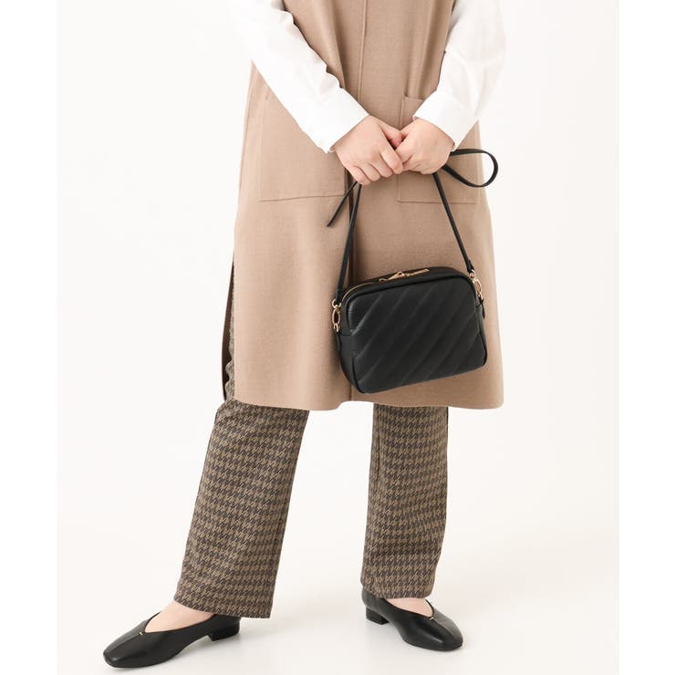 ブラウン(87) | 【大きいサイズ】ジャカードスリムストレートパンツ | eur3