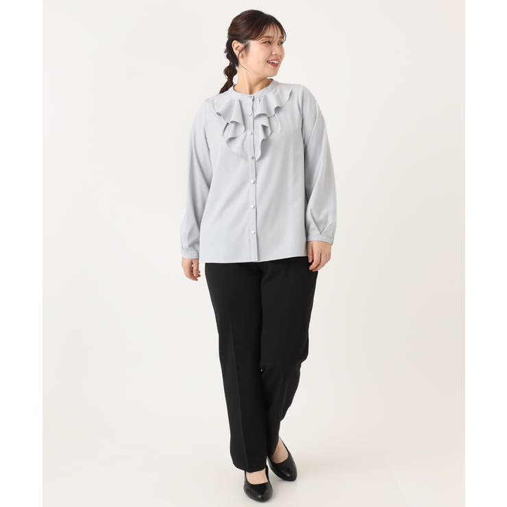 【大きいサイズ/11号サイズあり】カットジョーゼットテーパードパンツ | eur3 | 詳細画像22 