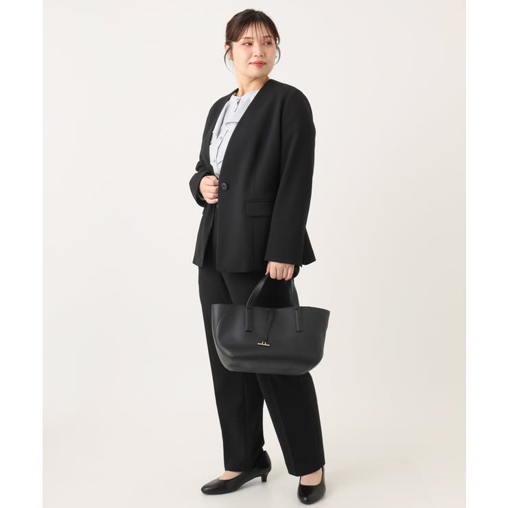 【大きいサイズ/11号サイズあり】カットジョーゼットテーパードパンツ | eur3 | 詳細画像23 