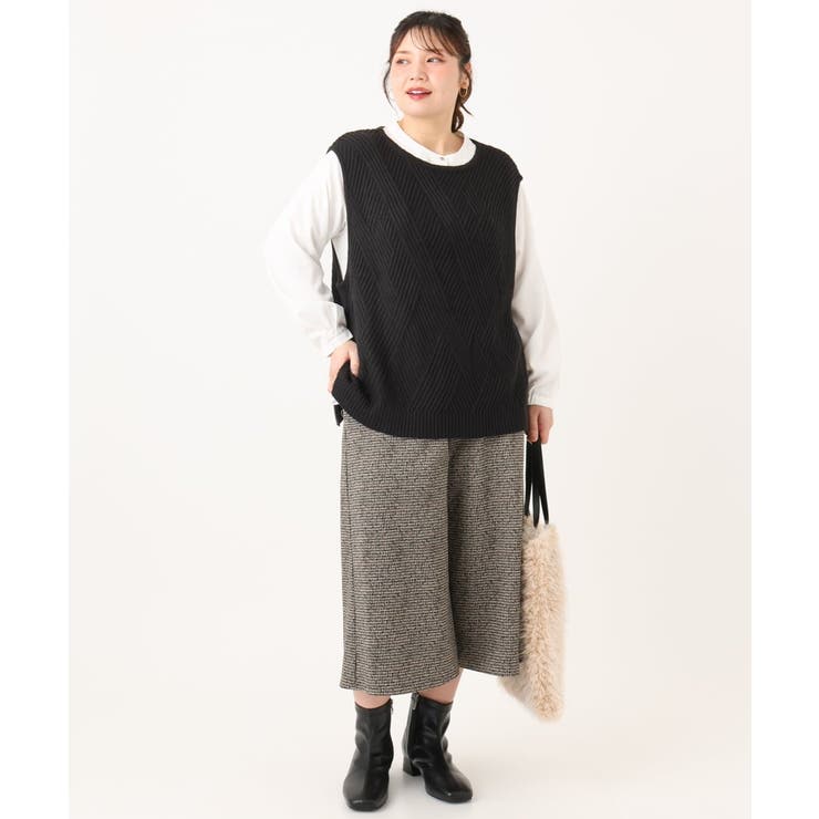 【大きいサイズ】キュロットパンツ | eur3 | 詳細画像23 