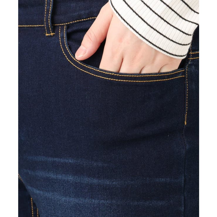 【大きいサイズ】ゆるフィットスキニー裏起毛デニムパンツ | eur3 | 詳細画像10