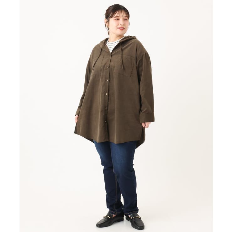 【大きいサイズ】ゆるフィットスキニー裏起毛デニムパンツ | eur3 | 詳細画像19