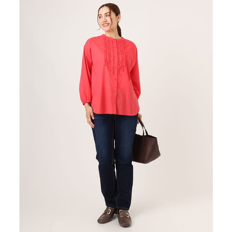 【大きいサイズ】ゆるフィットスキニー裏起毛デニムパンツ | eur3 | 詳細画像3