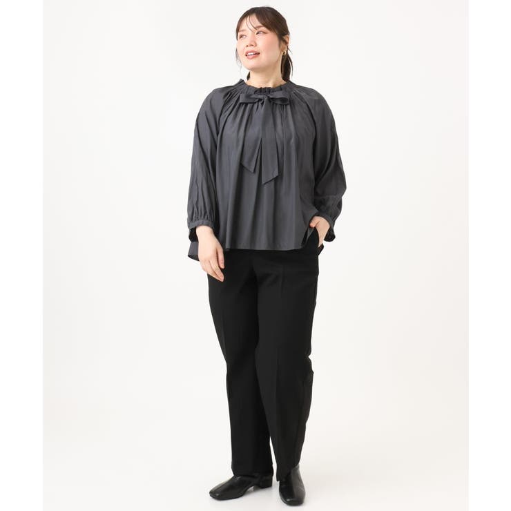 【大きいサイズ/裏起毛】センタープレスストレートパンツ | eur3 | 詳細画像22 