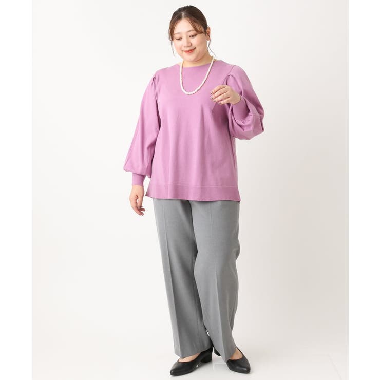 【大きいサイズ】ロイヤルヒートストレートパンツ | eur3 | 詳細画像22 