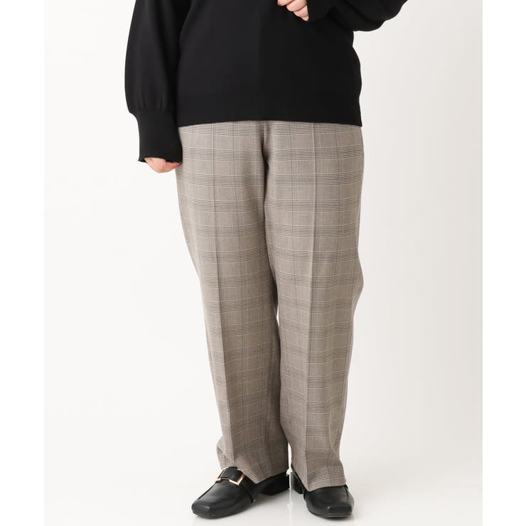 【大きいサイズ】ロイヤルヒートストレートパンツ | eur3 | 詳細画像8 