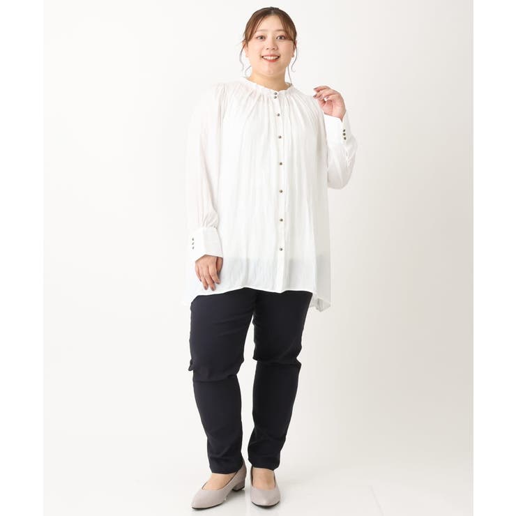 【シリーズ累計販売1万5千枚！】【大きいサイズ】さらさらストレッチ裏起毛テーパー… | eur3 | 詳細画像12 