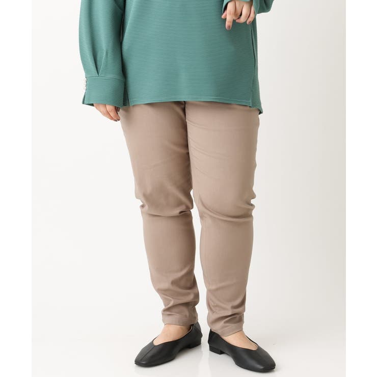 【シリーズ累計販売1万5千枚！】【大きいサイズ】さらさらストレッチ裏起毛テーパー… | eur3 | 詳細画像14 