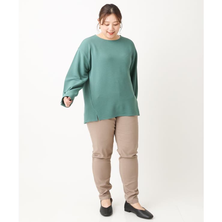 【シリーズ累計販売1万5千枚！】【大きいサイズ】さらさらストレッチ裏起毛テーパー… | eur3 | 詳細画像18 