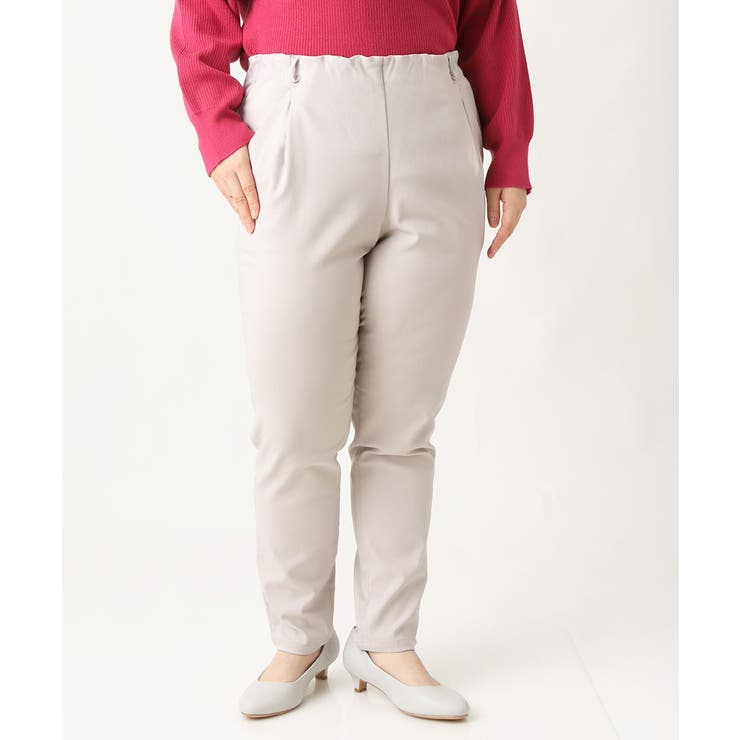 【シリーズ累計販売1万5千枚！】【大きいサイズ】さらさらストレッチ裏起毛テーパー… | eur3 | 詳細画像19 