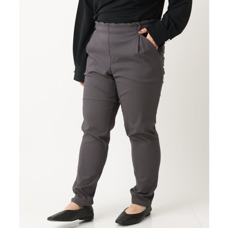 【シリーズ累計販売1万5千枚！】【大きいサイズ】さらさらストレッチ裏起毛テーパー… | eur3 | 詳細画像24 