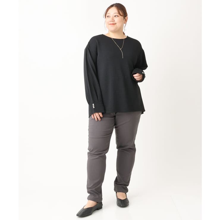 【シリーズ累計販売1万5千枚！】【大きいサイズ】さらさらストレッチ裏起毛テーパー… | eur3 | 詳細画像28 