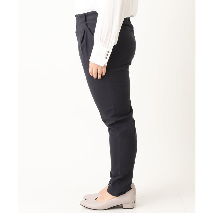 【シリーズ累計販売1万5千枚！】【大きいサイズ】さらさらストレッチ裏起毛テーパー… | eur3 | 詳細画像3 