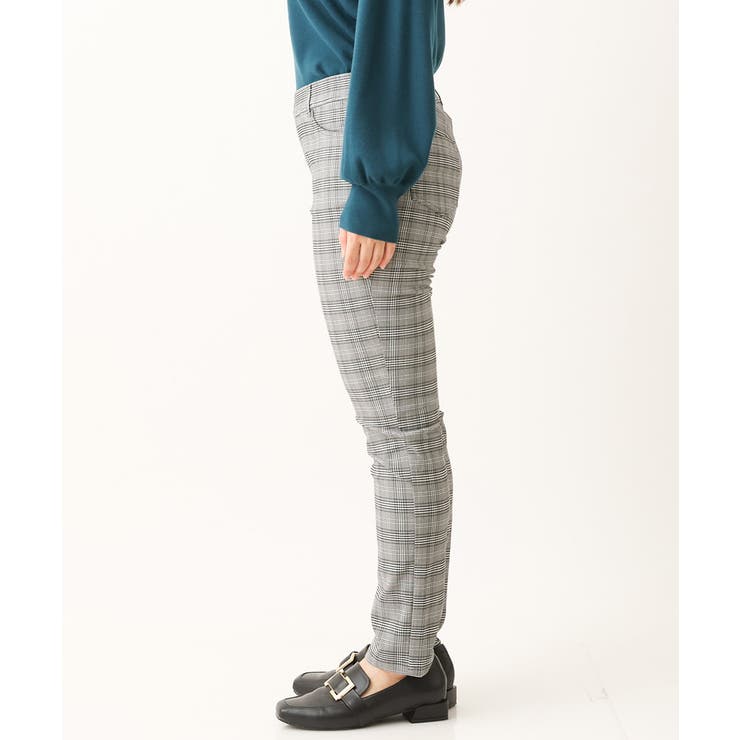 【大きいサイズ/11号サイズあり】裏起毛ストレッチチェック柄パンツ | eur3 | 詳細画像5 