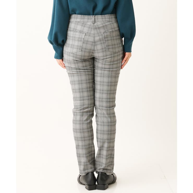 【大きいサイズ/11号サイズあり】裏起毛ストレッチチェック柄パンツ | eur3 | 詳細画像6 