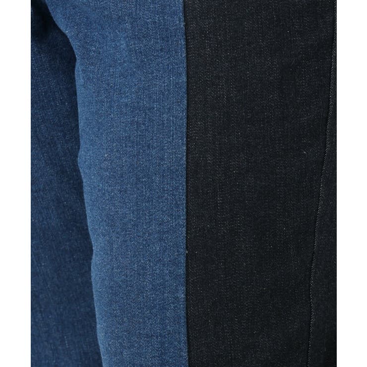 【大きいサイズ】ブロッキングデニムパンツ | eur3 | 詳細画像16 