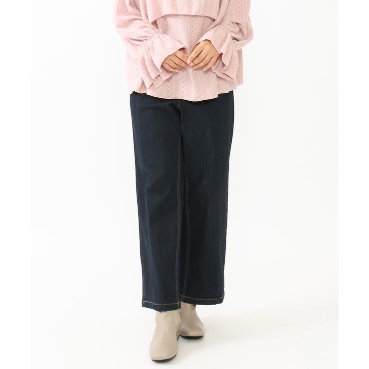 【大きいサイズ】ブロッキングデニムパンツ | eur3 | 詳細画像20 