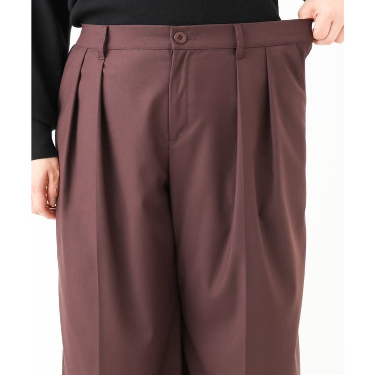 【大きいサイズ】タックパンツ | eur3 | 詳細画像17 