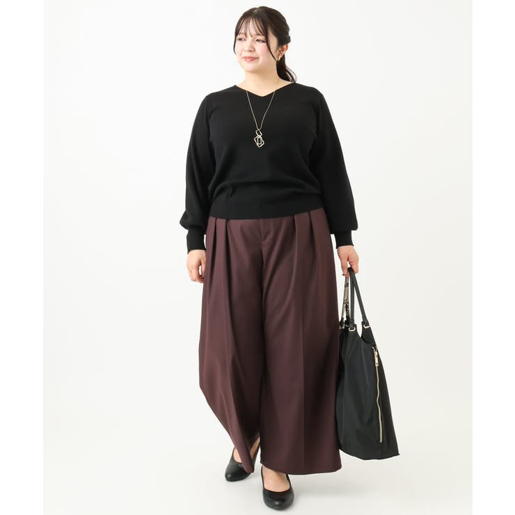 【大きいサイズ】タックパンツ | eur3 | 詳細画像19 