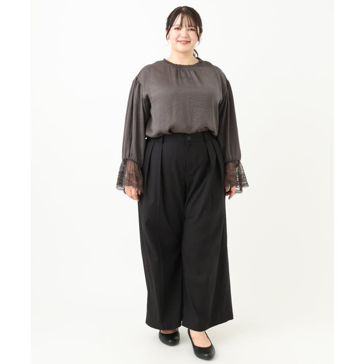 【大きいサイズ】タックパンツ | eur3 | 詳細画像23 