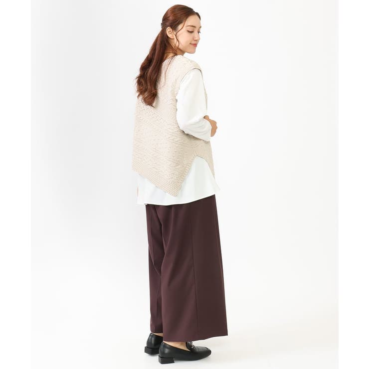 【大きいサイズ】タックパンツ | eur3 | 詳細画像4 