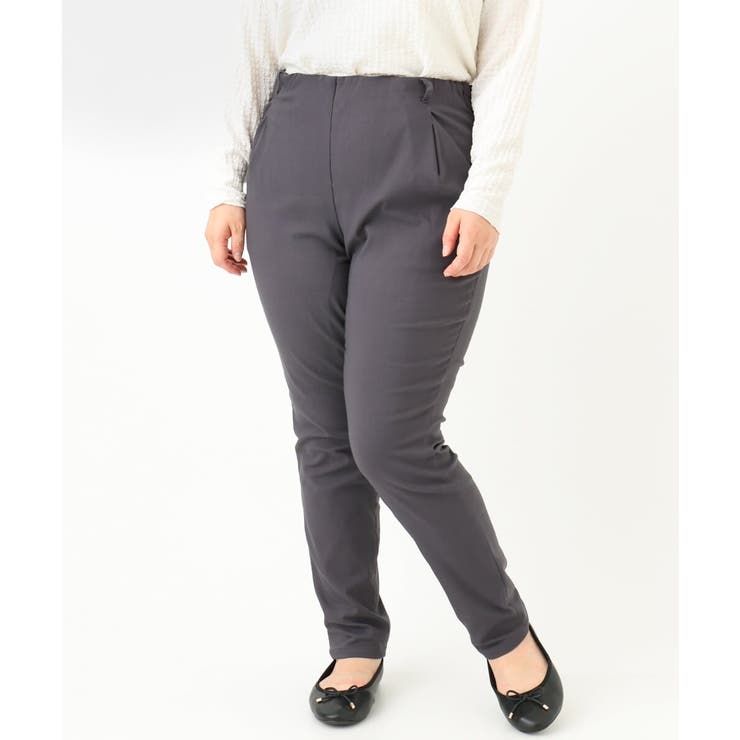 【シリーズ累計販売1万5千枚！ 大きいサイズ】さらさらストレッチテーパード裏起毛… | eur3 | 詳細画像11 