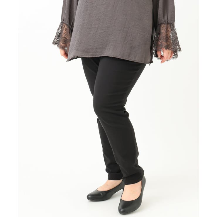 【シリーズ累計販売1万5千枚！ 大きいサイズ】さらさらストレッチテーパード裏起毛… | eur3 | 詳細画像14 