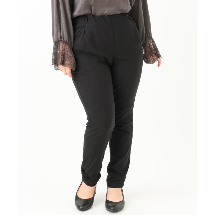 【シリーズ累計販売1万5千枚！ 大きいサイズ】さらさらストレッチテーパード裏起毛… | eur3 | 詳細画像15 