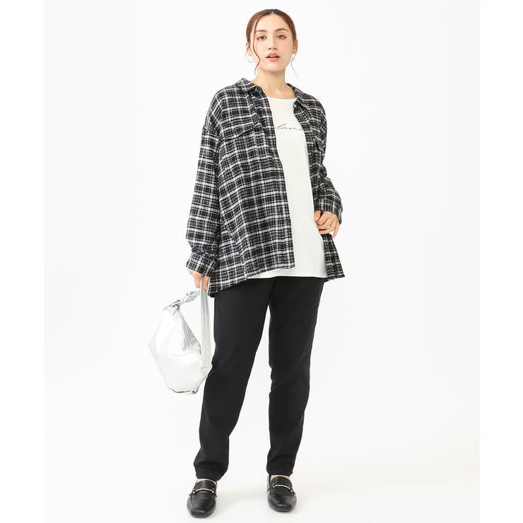 【シリーズ累計販売1万5千枚！ 大きいサイズ】さらさらストレッチテーパード裏起毛… | eur3 | 詳細画像18 