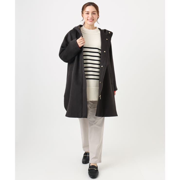 【大きいサイズ】ライトカシミヤウールコート | eur3 | 詳細画像23 