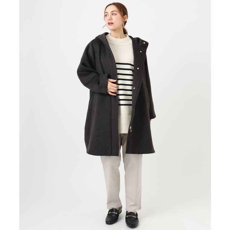 【大きいサイズ】ライトカシミヤウールコート | eur3 | 詳細画像24 