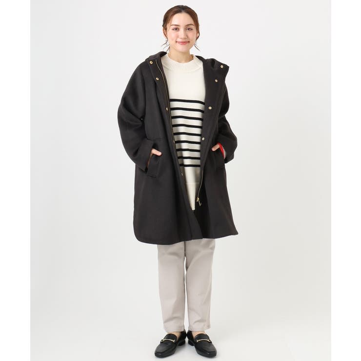 【大きいサイズ】ライトカシミヤウールコート | eur3 | 詳細画像25 