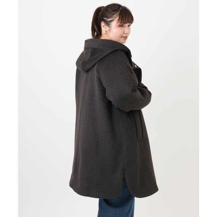 【大きいサイズ】ライトカシミヤウールコート | eur3 | 詳細画像27 