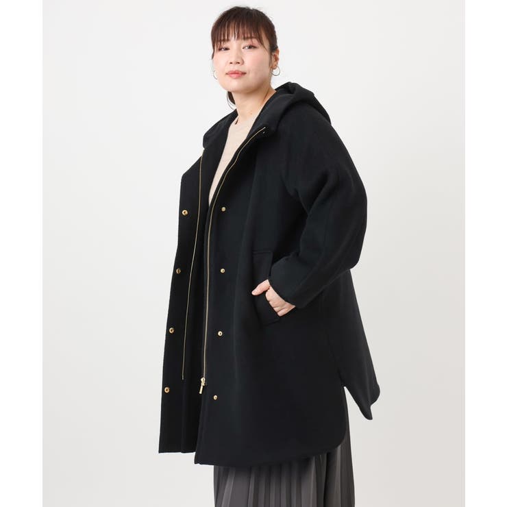 【大きいサイズ】ライトカシミヤウールコート | eur3 | 詳細画像37 